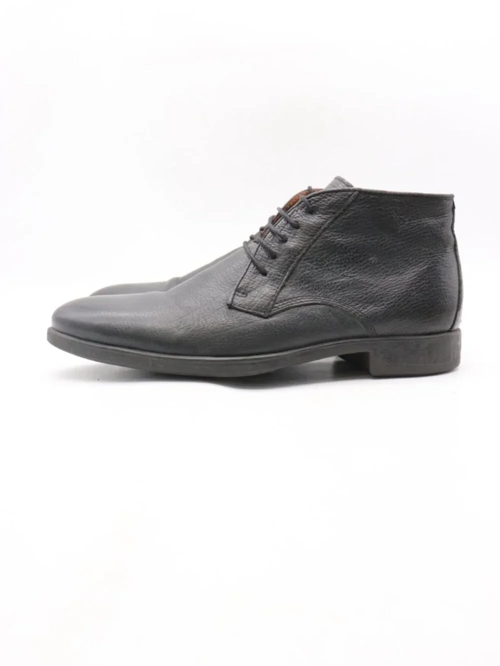 John Varvatos Ankle Boots Shoes Men's 10.5 Black Leather Handmade in Portugal